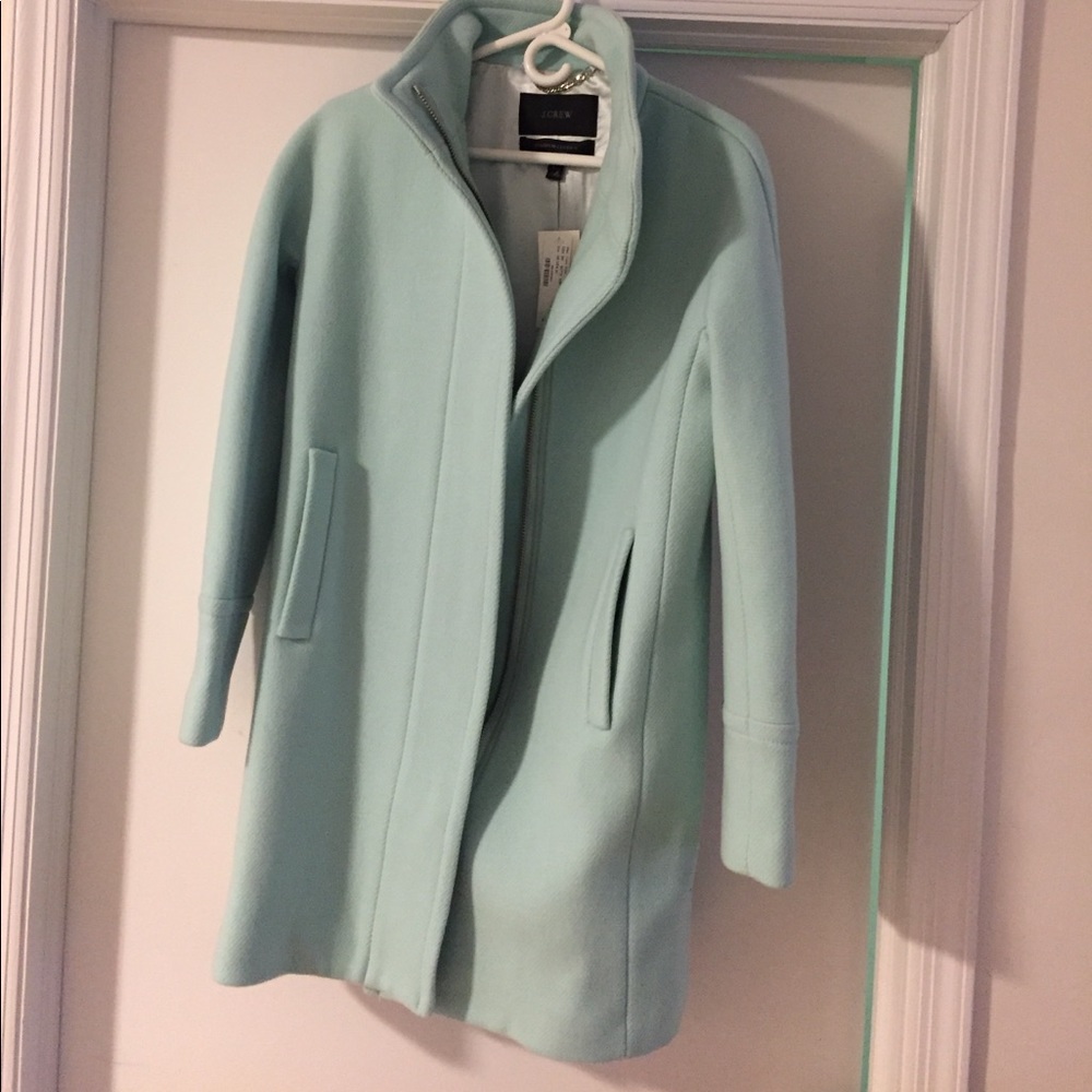 J Crew Stadium-cloth cocoon coat